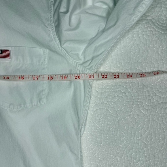 Polo by Ralph Lauren White Button Down Shirt with RL logo and flag - Picture 8 of 10